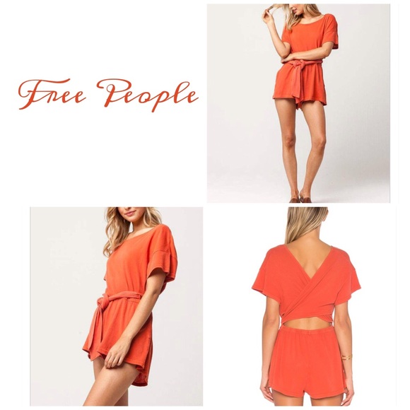 Free People Pants - Free People Wrapped Romper